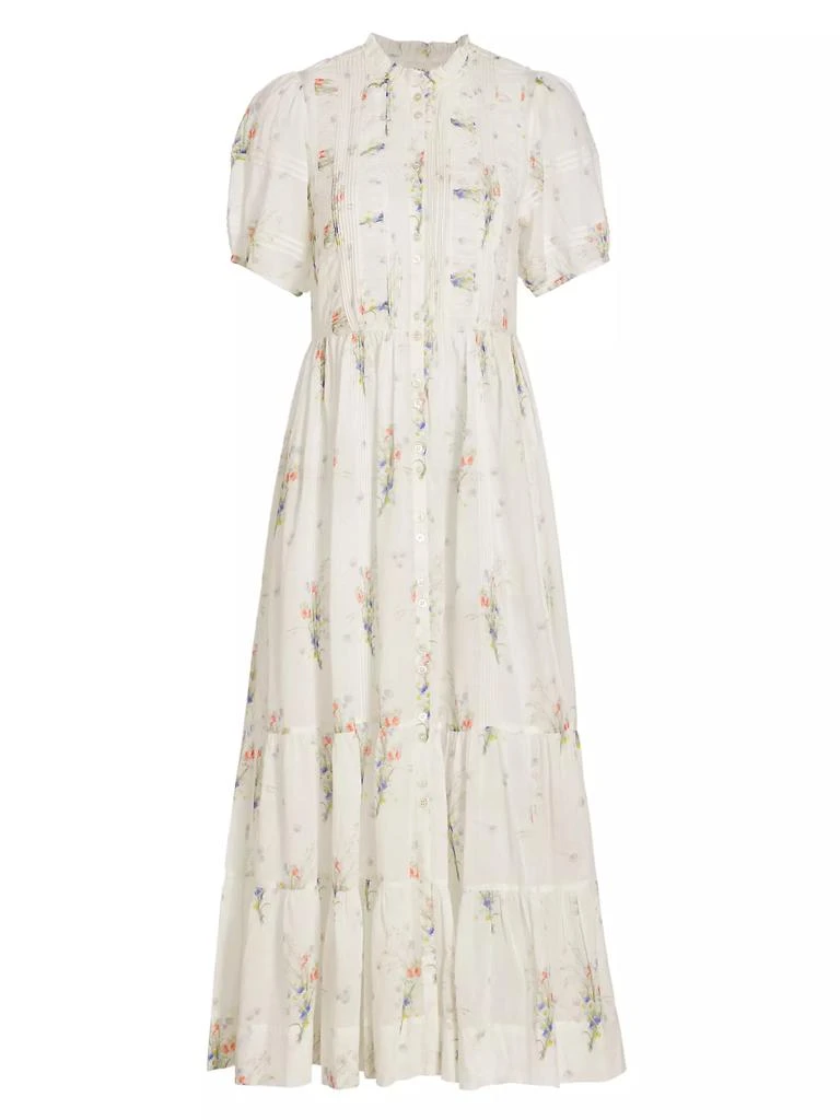 DÔEN Haleigh Floral Cotton Maxi Dress 1