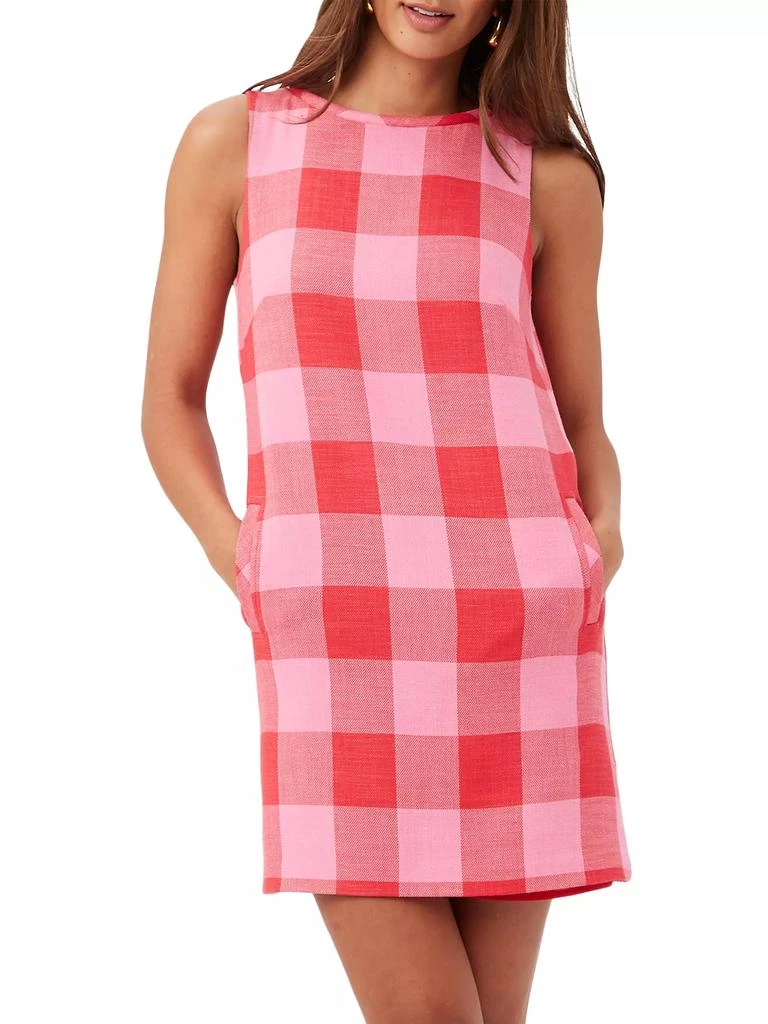 Trina Turk Belle Check Shift Dress 1