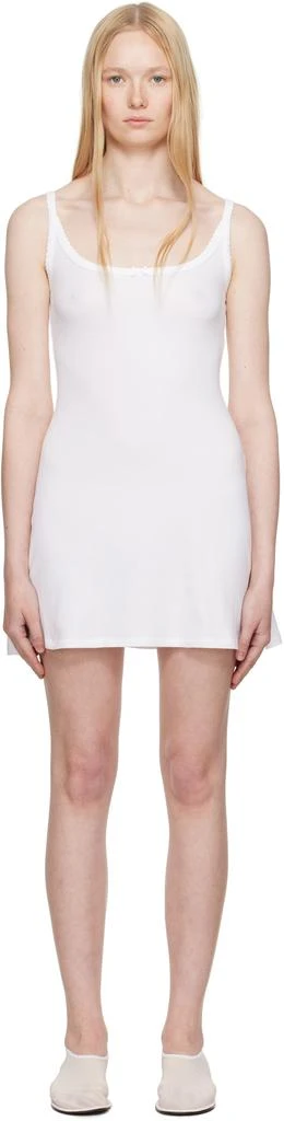 SKIMS White Drop Needle Pointelle Cami Minidress 1