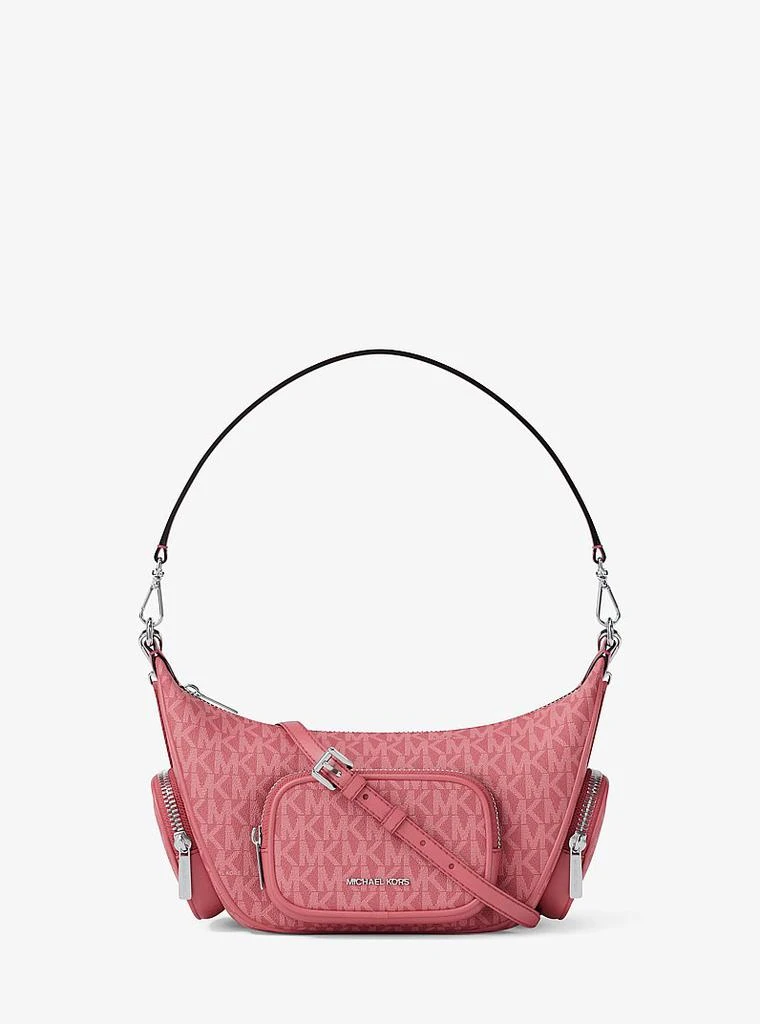 Michael Kors Merritt Small Signature Logo Convertible Shoulder Bag