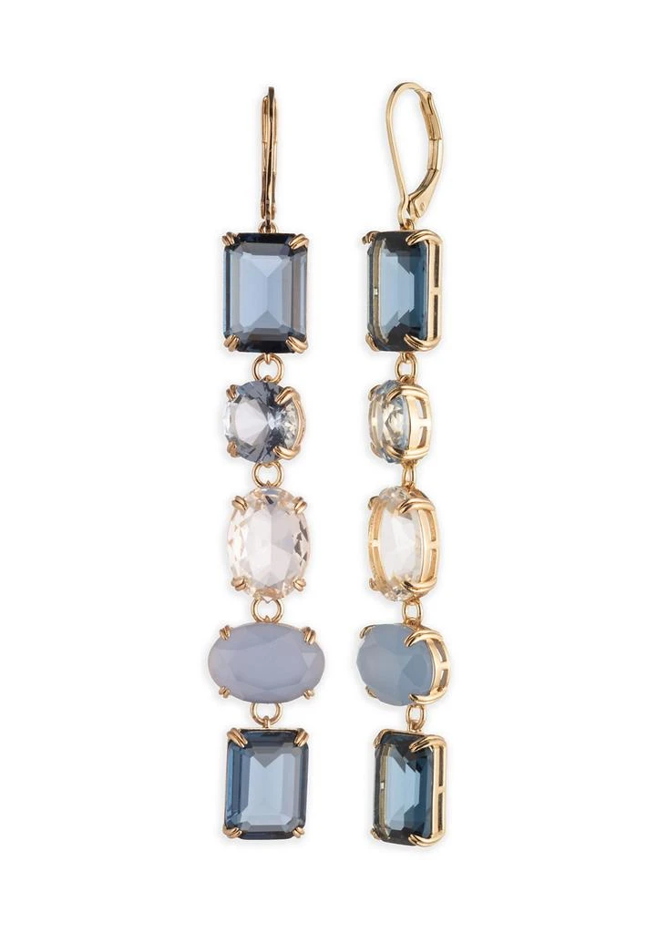 Ralph Lauren Blue Multi Stone Linear Earrings