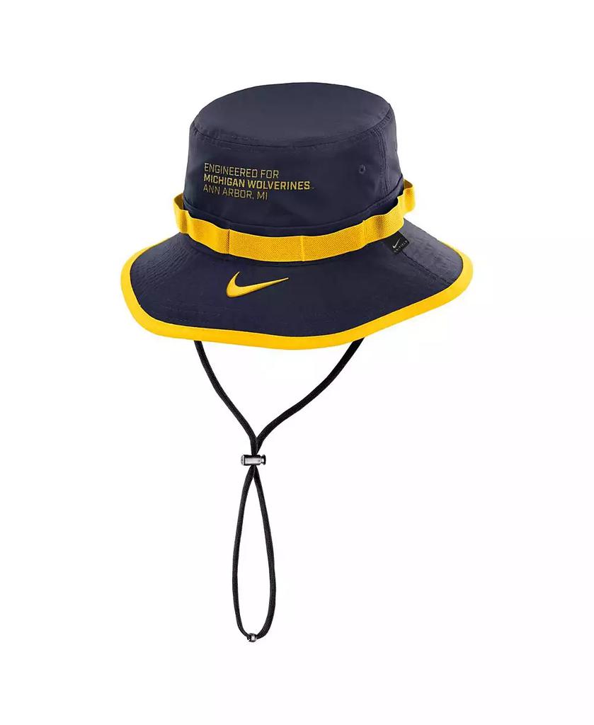 NIKE Men's Navy Michigan Wolverines 2025 Sideline Apex Boonie Bucket Hat