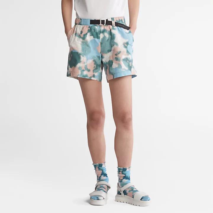 Timberland Cotton Shorts for Women in Summer Print