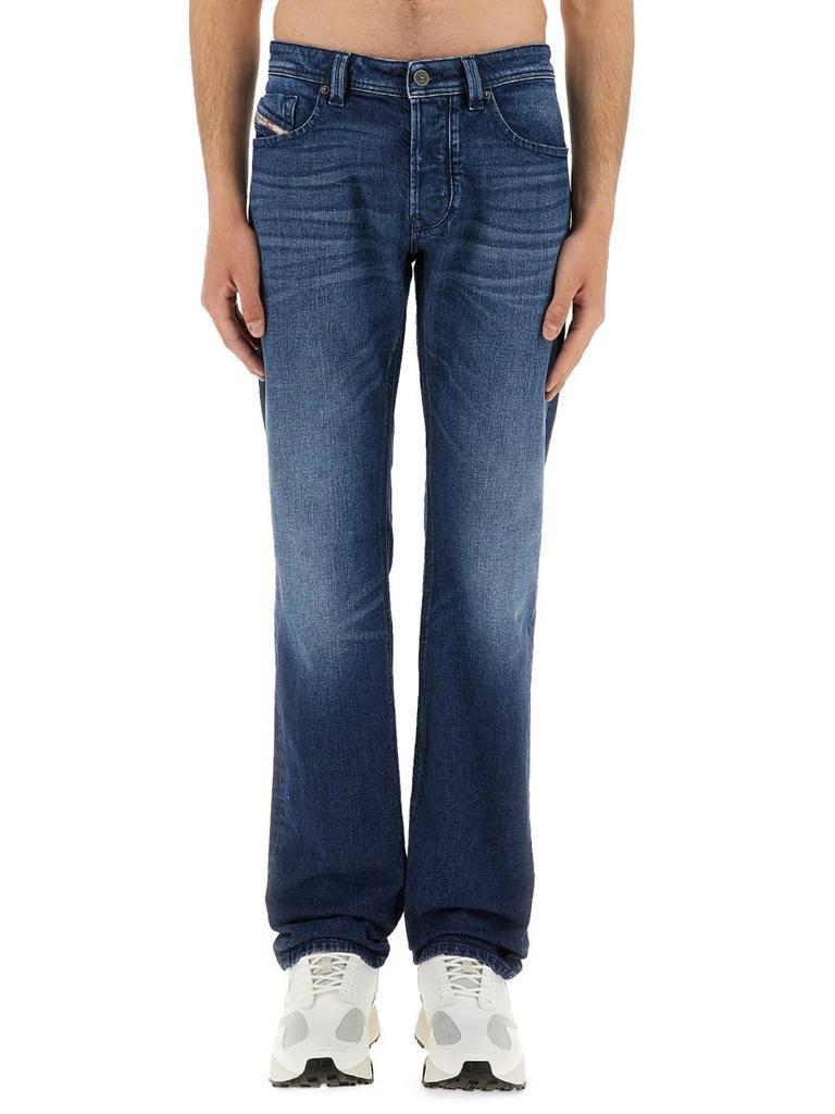 Diesel Jeans Women's 28 Blue Denim Altered Flat Front
