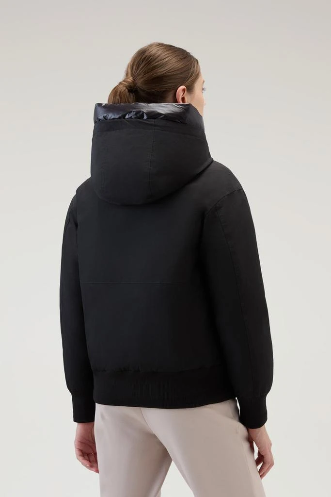 Woolrich Arctic Bomber in Ramar Cloth - Women - Black 3