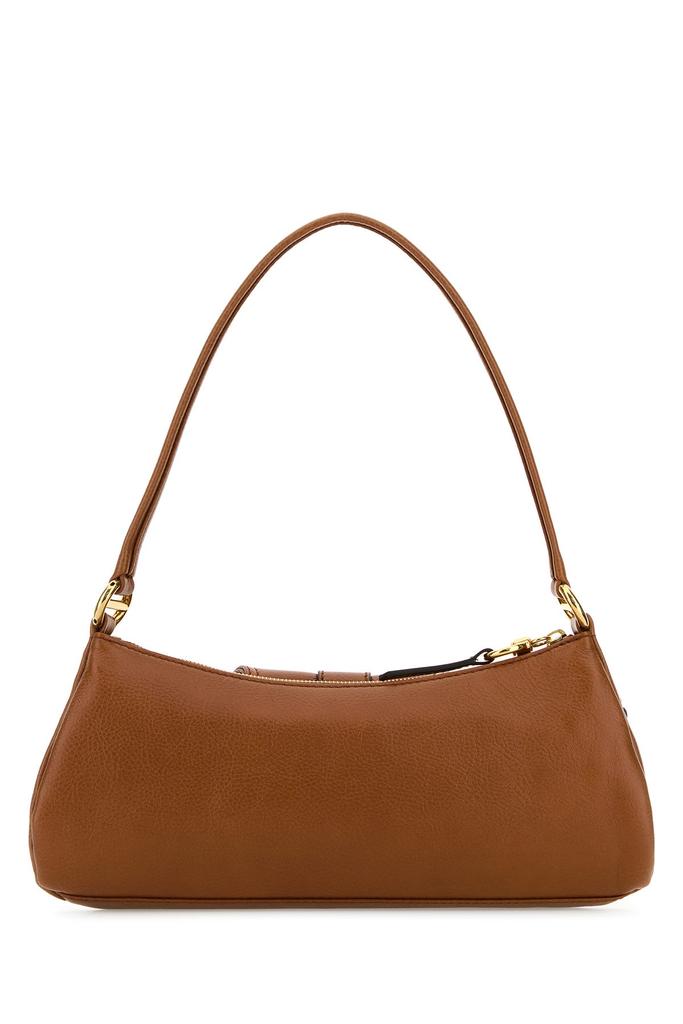 【関税&送料込】Chloe Caramel Leather The 99 Shoulder Bag Chloé The 99 Shoulder Bag In Grained Leather in Clay brown