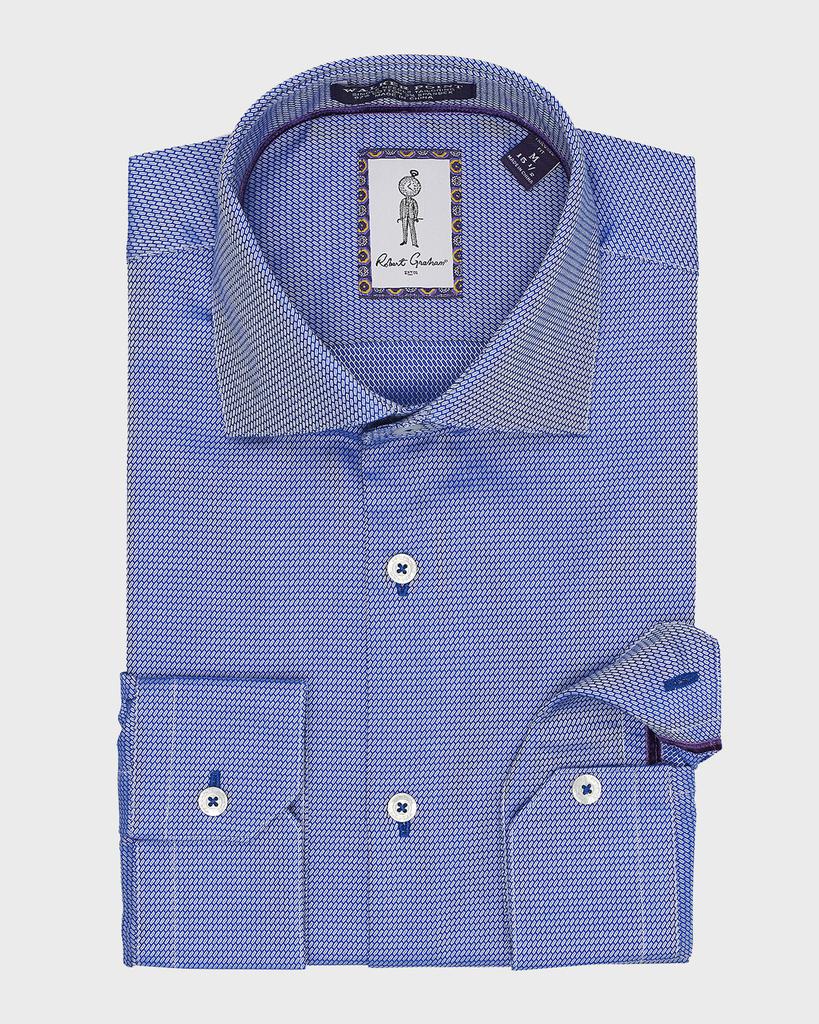 Robert Graham Men's Roscoe Mini-Print Dress Shirt