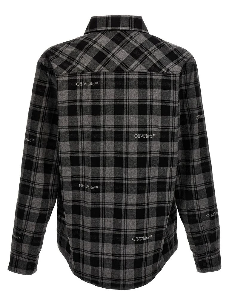 Off-White Off-White Checked Long-Sleeved Shirt 2