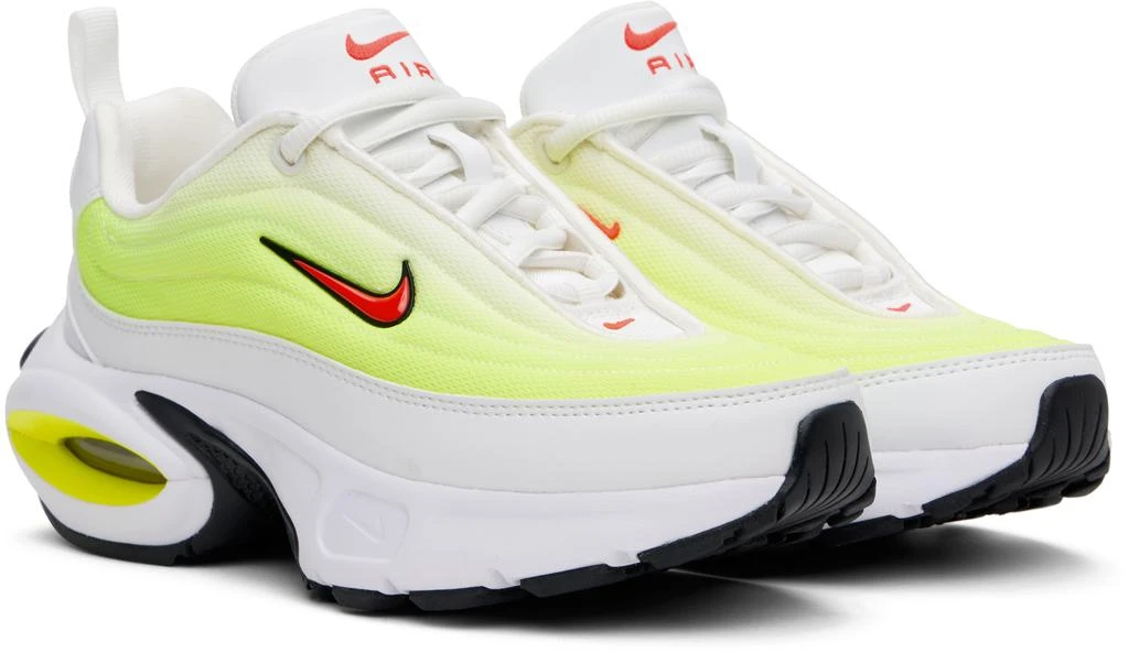NIKE White & Yellow Air Max Portal Sneakers 4