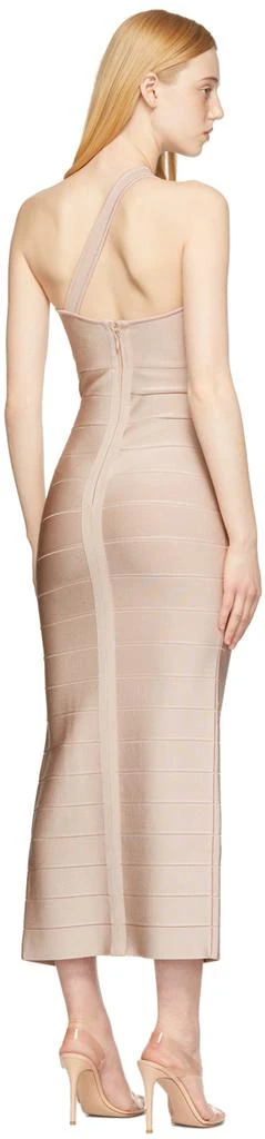 Herve Leger Beige Bandage Icon Long Dress 3