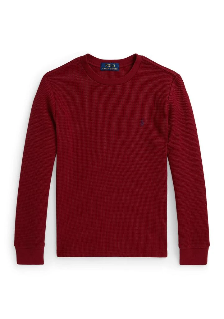 Ralph Lauren Boys 8-20 Waffle-Knit Cotton Long-Sleeve Tee