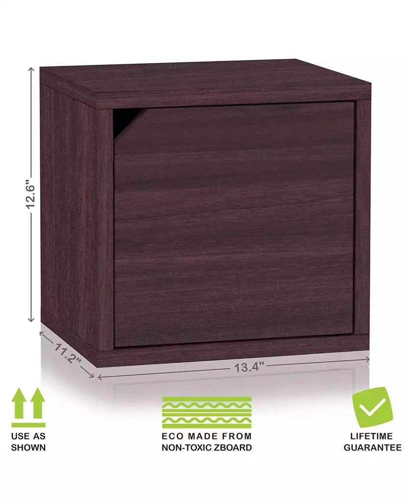 Way Basics Eco Stackable Connect Storage Cube with Door 2