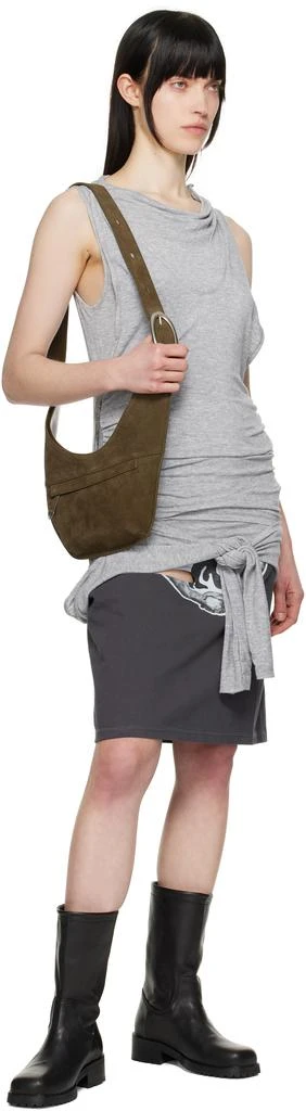 OPEN YY Gray Convertible Bolero T-shirt 4
