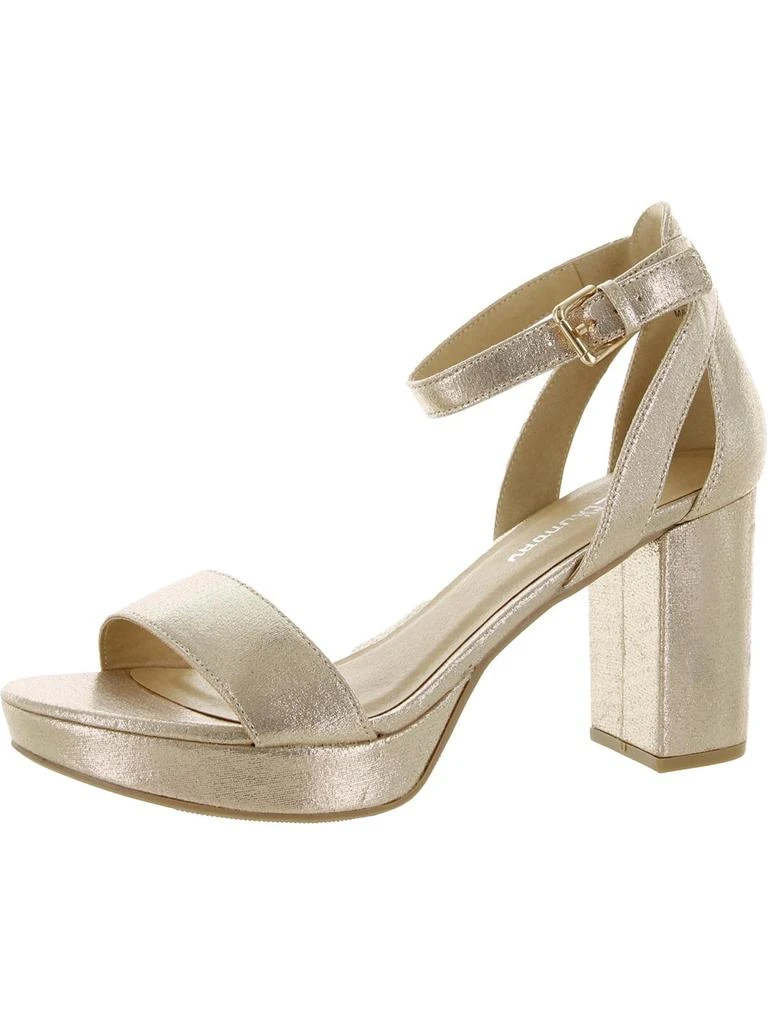 CL By Laundry Go On Womens Ankle Strap Heels Block Heel 4