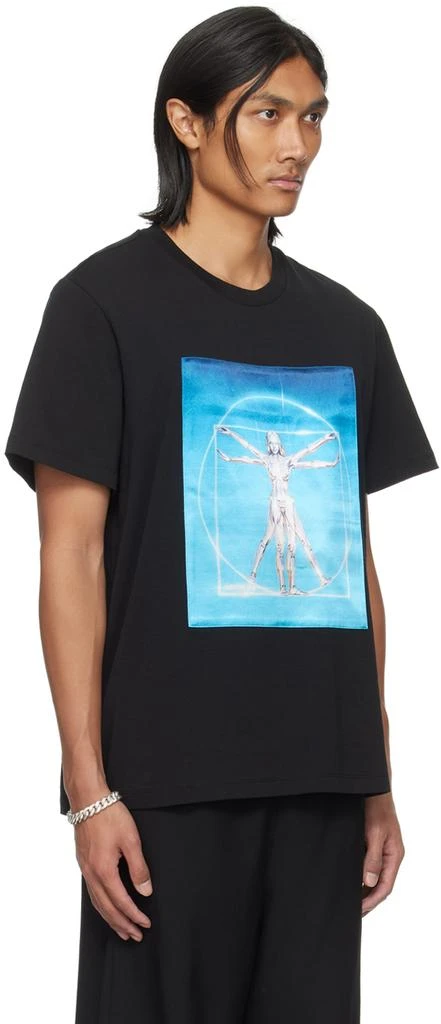Stella McCartney Black Vitruvian Woman T-Shirt 2
