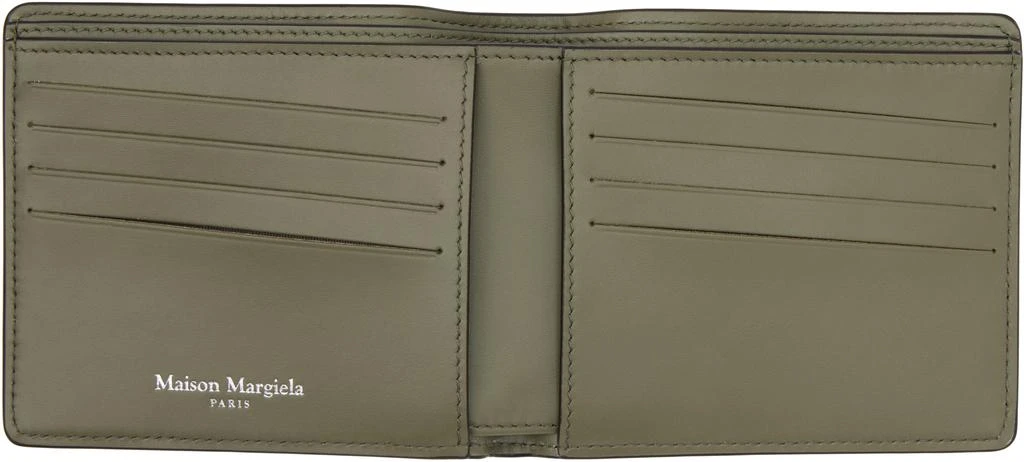 MAISON MARGIELA Khaki Slim Wallet 3