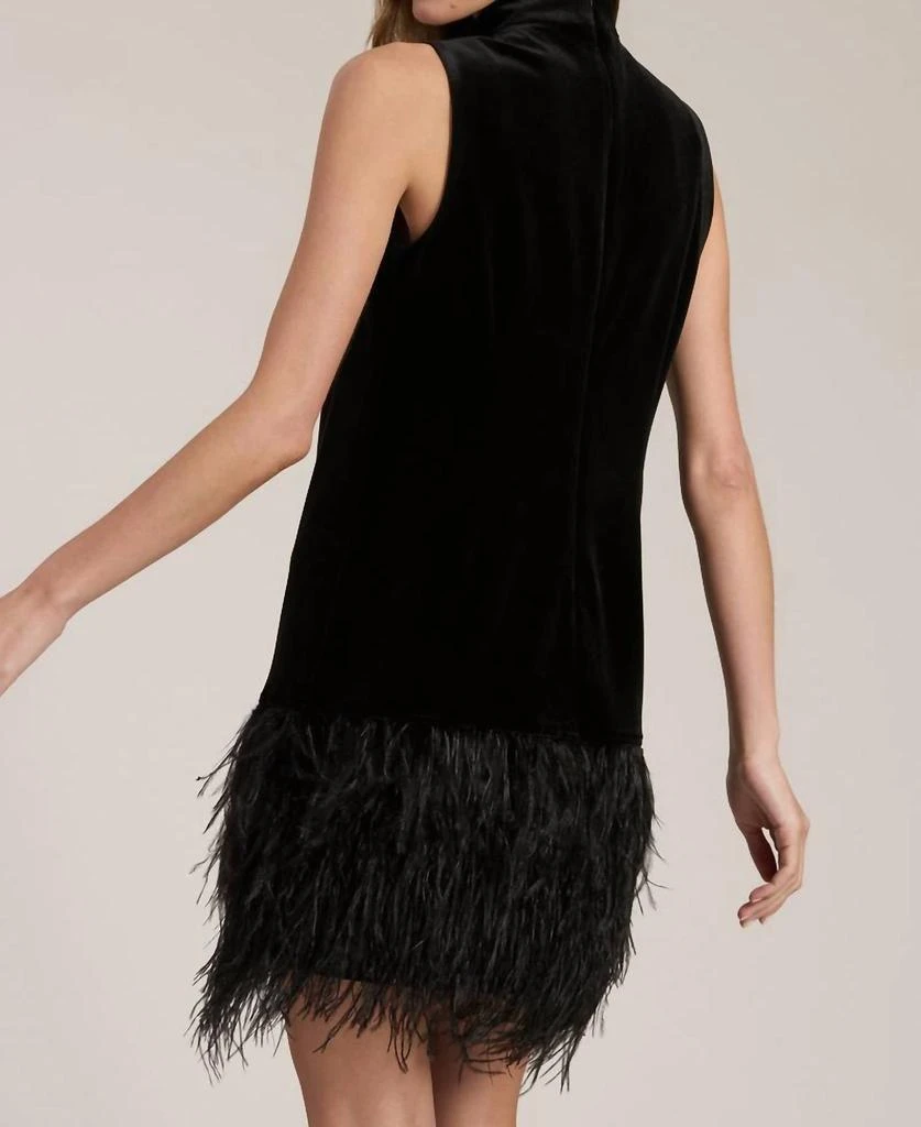 Tyler Boe Tyler Boe - Victoria Velvet Feather Dress 3