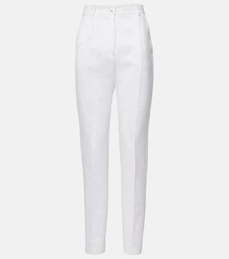Dolce 
Gabbana Cotton-blend brocade slim pants 1