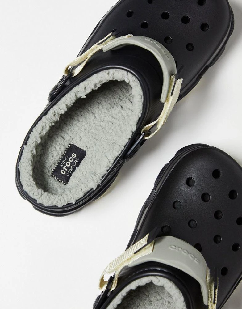 Crocs Crocs Unisex All terrain lined clogs in black 2