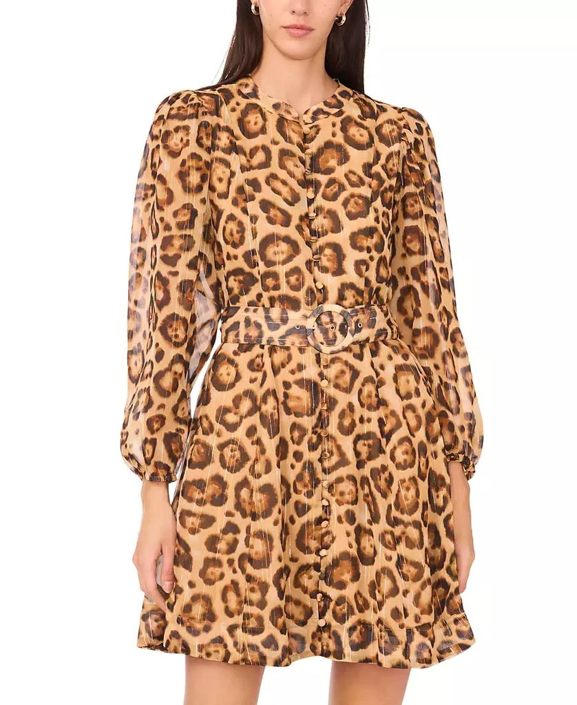 MSK Women's Satin 3/4-Sleeve Shirtdress 2