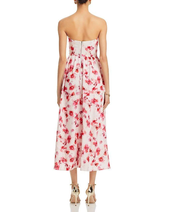 Bardot Lola Corset Floral Print Midi Dress 4
