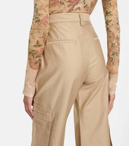 AMIRI Canvas wide-leg cargo pants 5