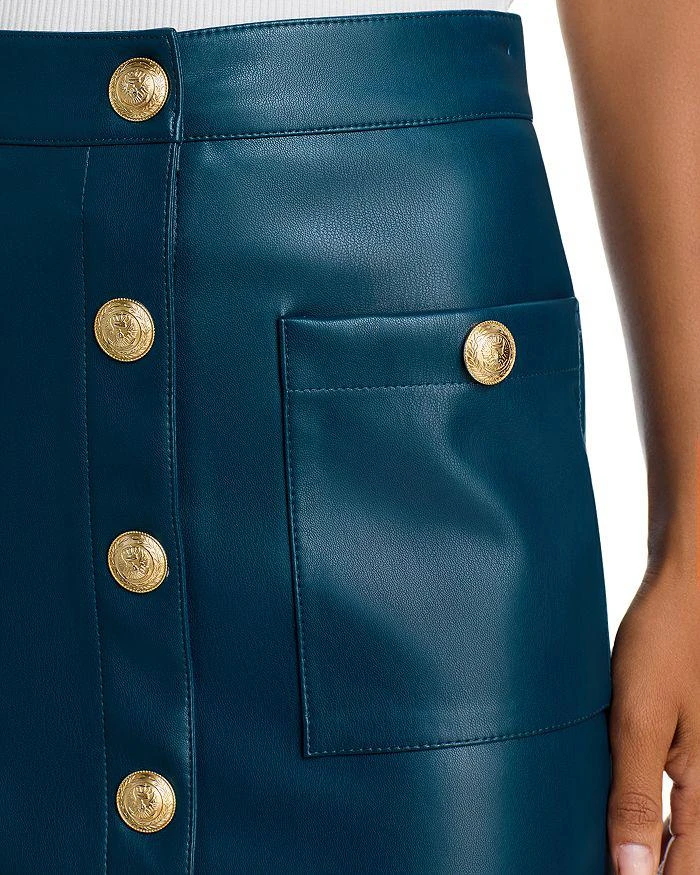 L'Agence Amira Faux Leather Pencil Skirt 5