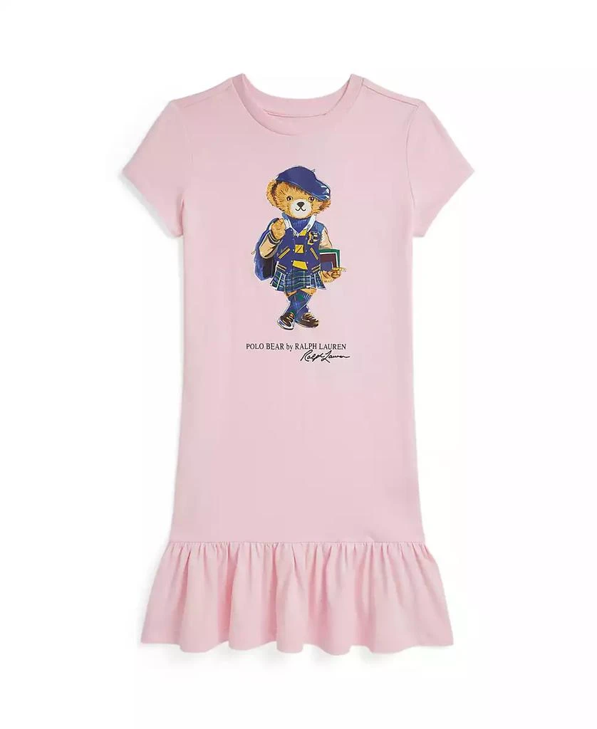 Ralph Lauren Girls 7-16 Polo Bear Cotton Jersey Dress