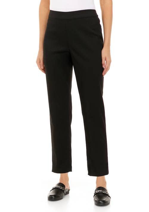 Chaps Womens Stretch Twill Solid Pants