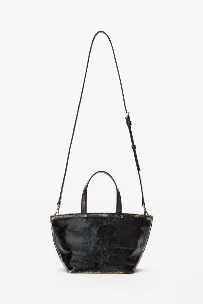 Alexander Wang punch small tote bag in brushed-effect leather 6