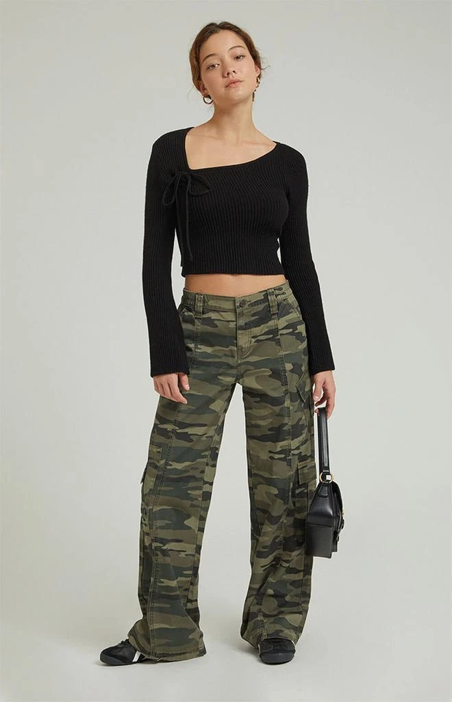 PacSun Camouflage Lightweight Low Rise Baggy Pants 5