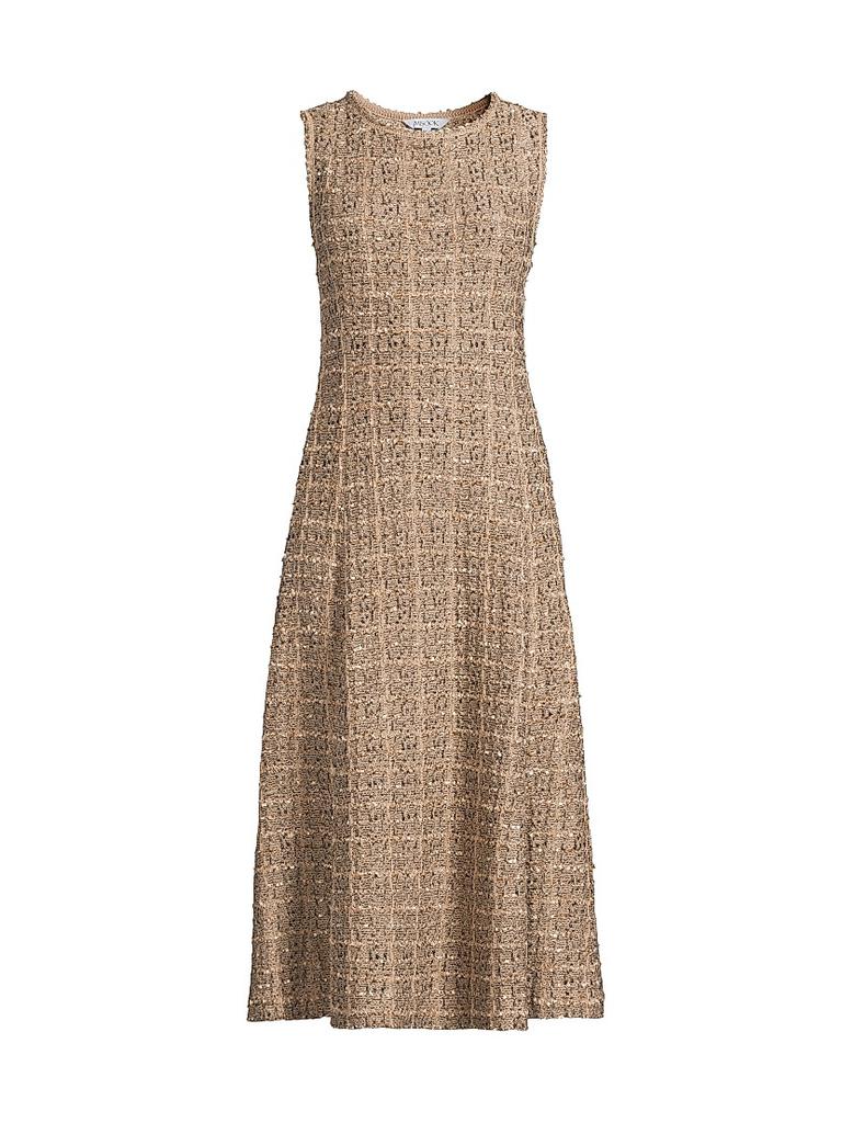 Tweed Knit Heritage-Fit Midi-Dress – On Sale Now with Up to 31