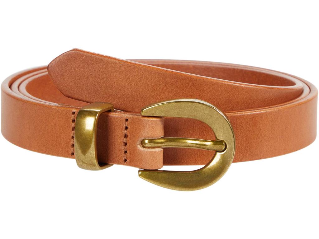 Madewell Chunky Buckle Skinny Leather Belt