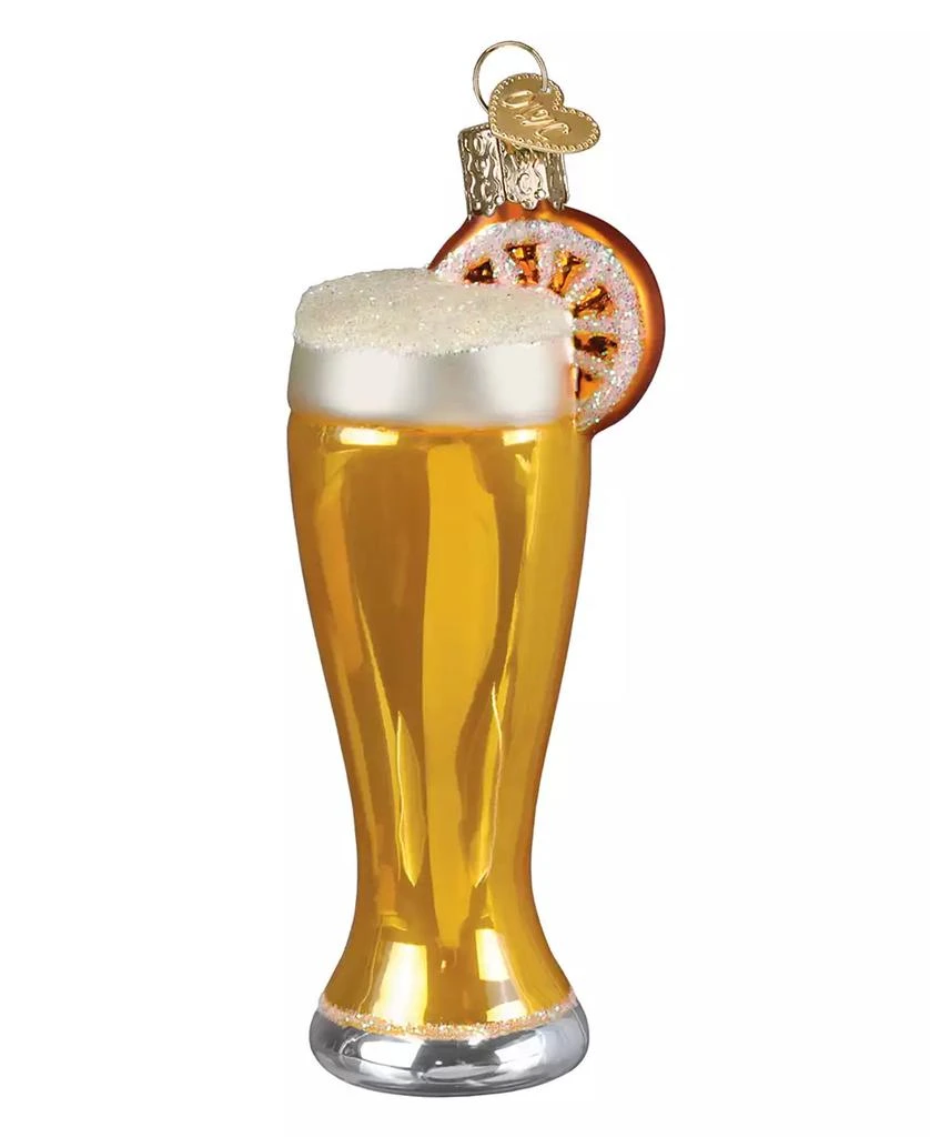 Old World Christmas 4.5" Adult Beverages Glass of Blue Moon Beer Ornament 2