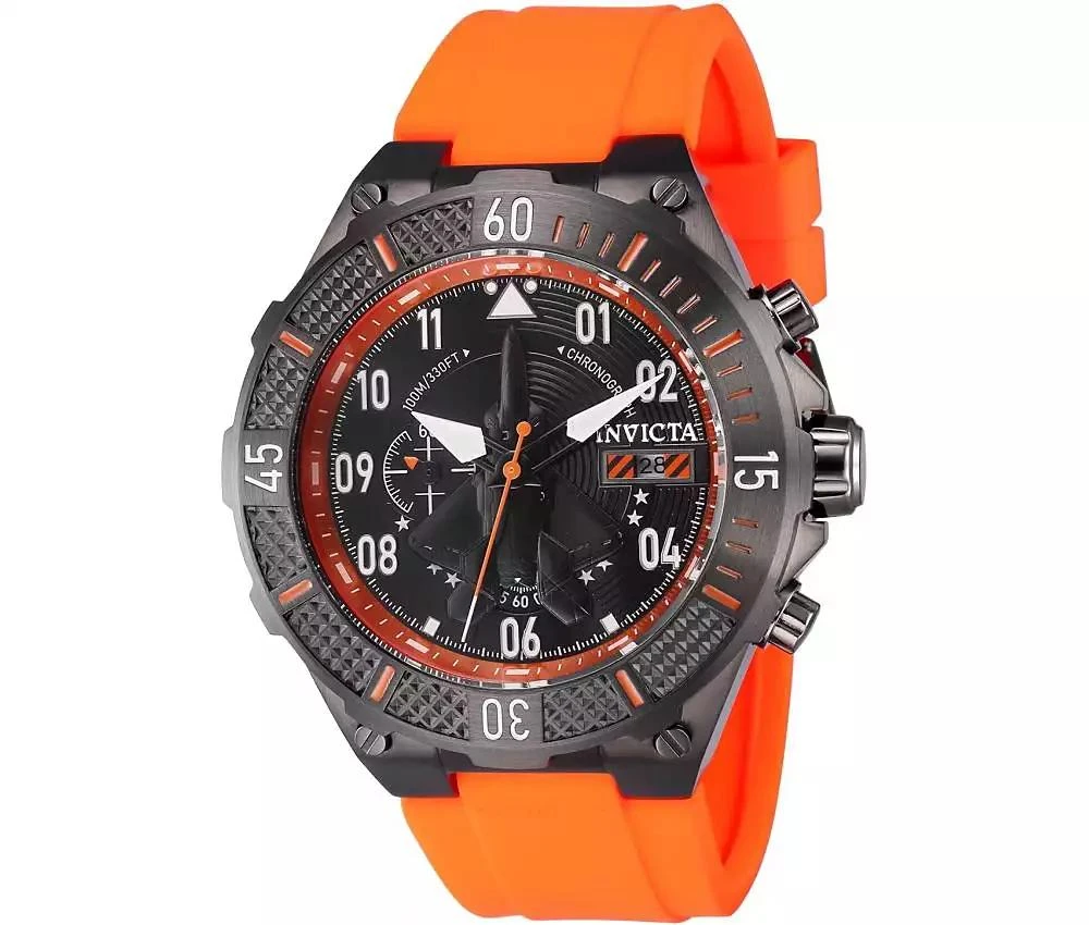 Invicta Men's 39896 Aviator Quartz Multifunction Black Dial Watch 2