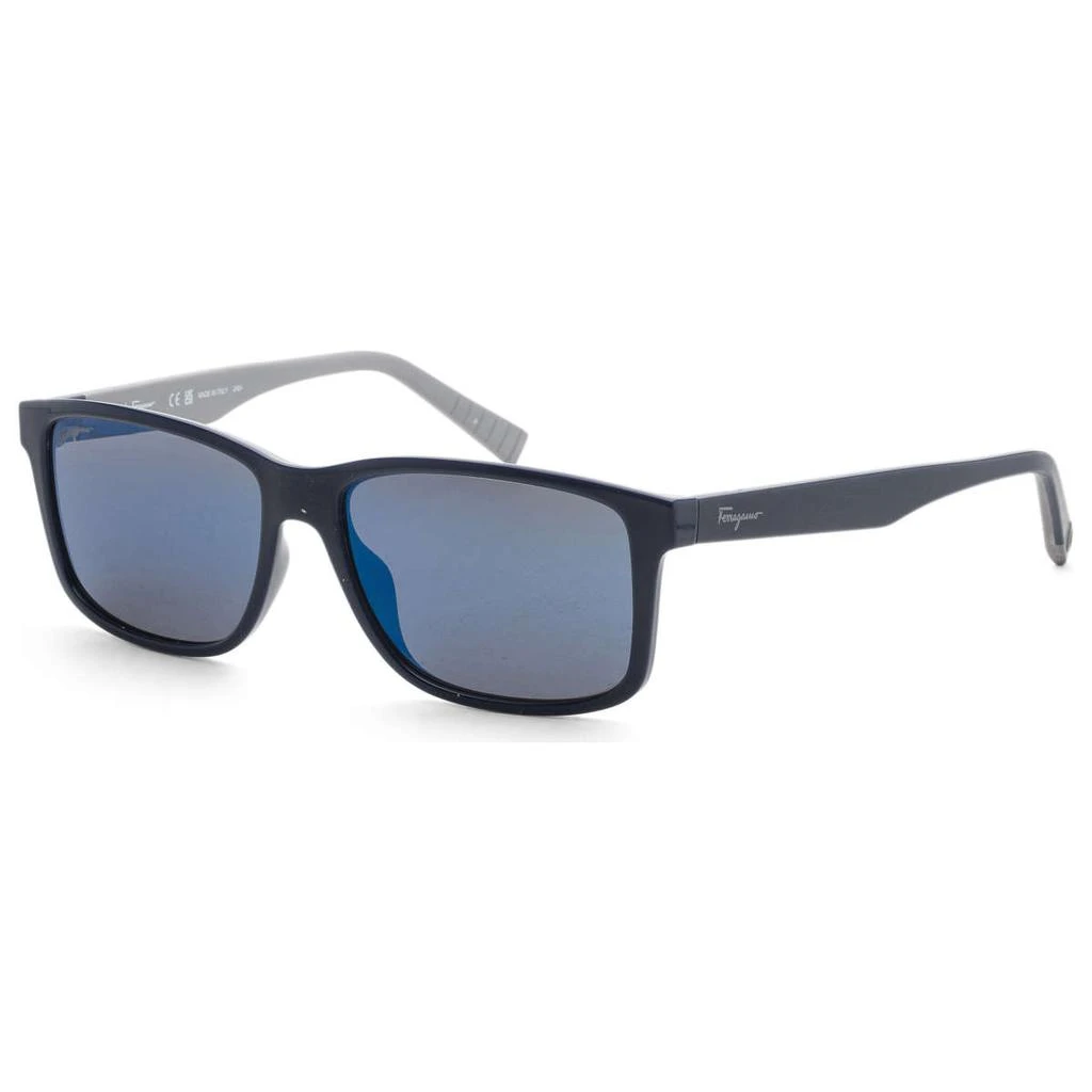 Salvatore Ferragamo Ferragamo Men's Blue Aviator Sunglasses 1
