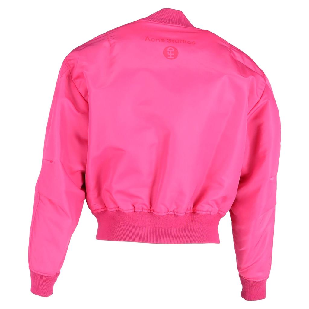 Shop Bomber Jacket In Pink Nylon on Sale at BeyondStyle