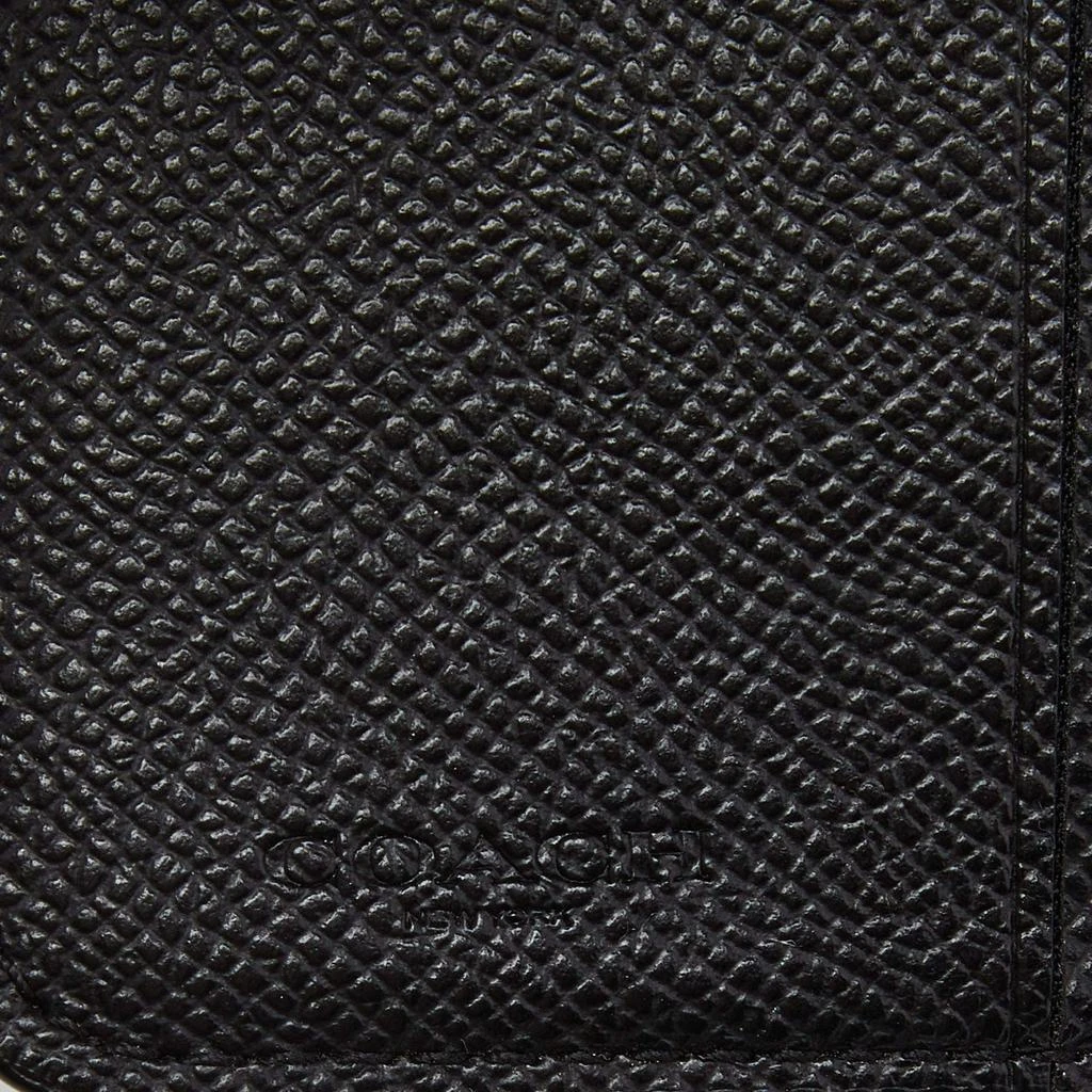 Coach Coach Black Leather Trifold Compact Wallet 8