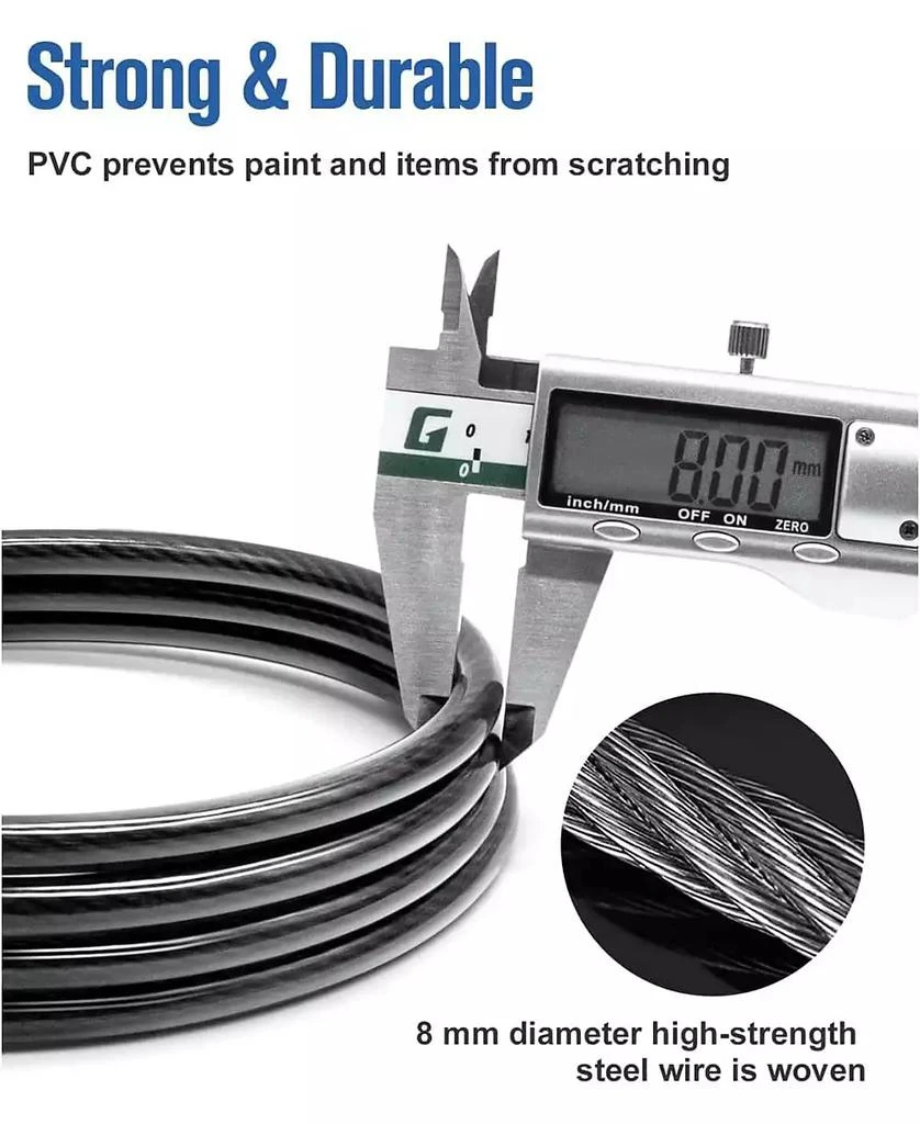 Urbanmax Bike Lock, Extra Long Straight Cable Lock 6ft with Resettable Combination, Unique Male Narrow Designed to Especially Suitable for Kayak, Scooter and Paddle Boards Canoe Jet Ski 5