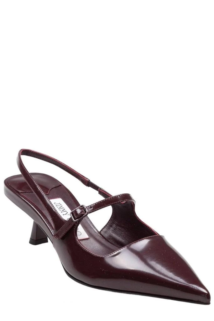 Jimmy Choo Jimmy Choo 45 Didi Slingback Kitten Heel Pumps 2