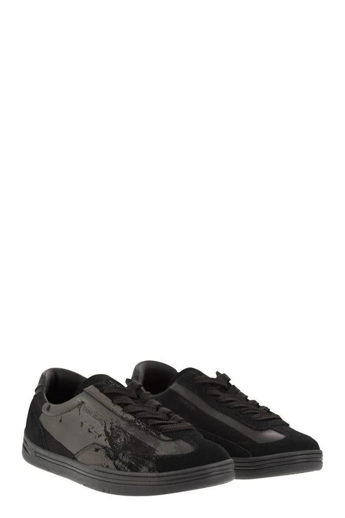 Stone Island Stone Island Fabric, Suede And Rubber Trainers 4