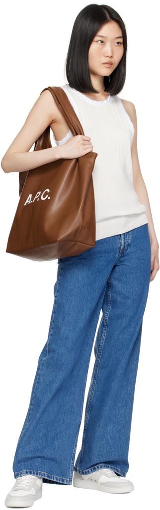 A.P.C. Brown Ninon Tote - Tote Bags - Compare Prices from 6+