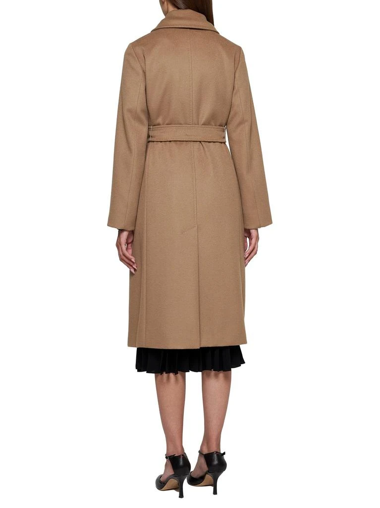 Max Mara Studio Max Mara Studio Double-Breasted Belted Coat 3