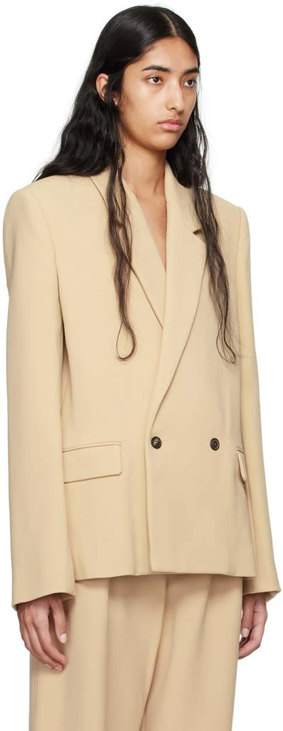 WARDROBE.NYC Beige Hailey Bieber Edition Tailored Blazer 2