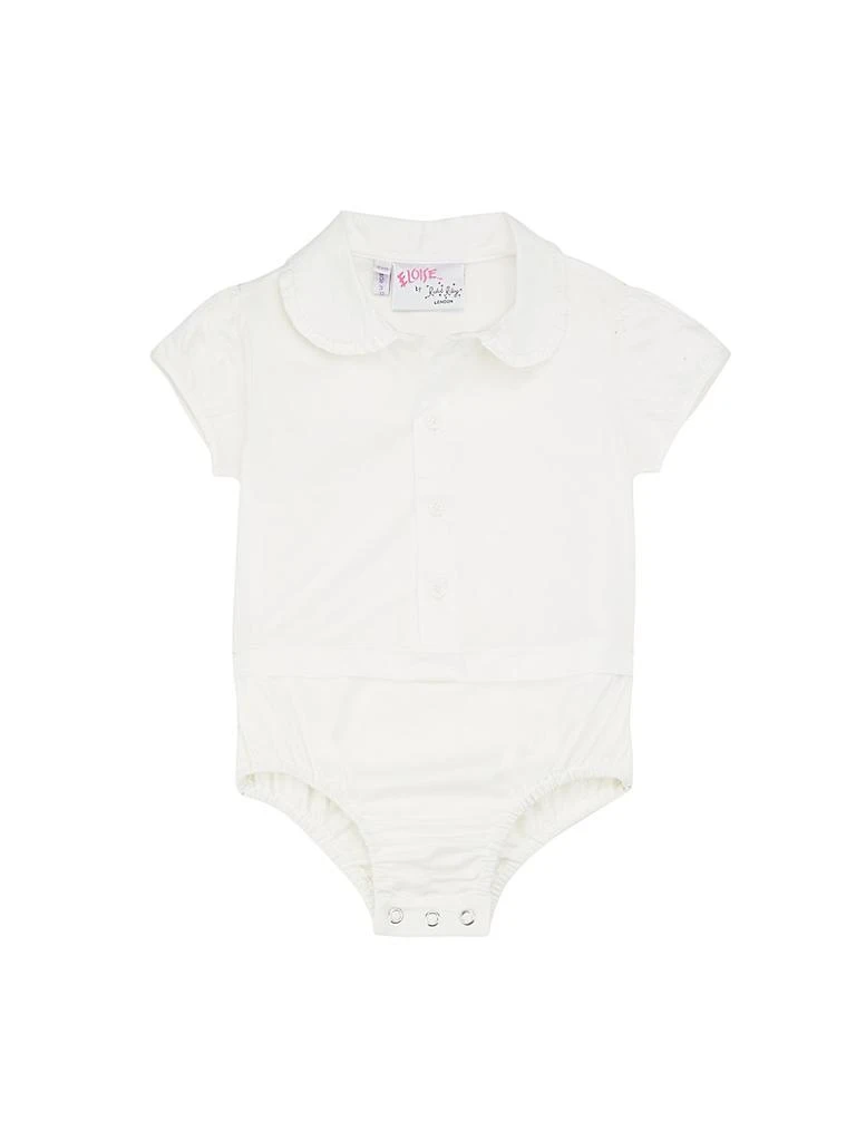Rachel Riley Eloise Baby Girl's Eloise Shirt & Velvet Romper Set 2