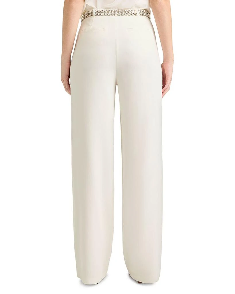 Cinq à Sept Rhinestone Belt Ester Pants 3