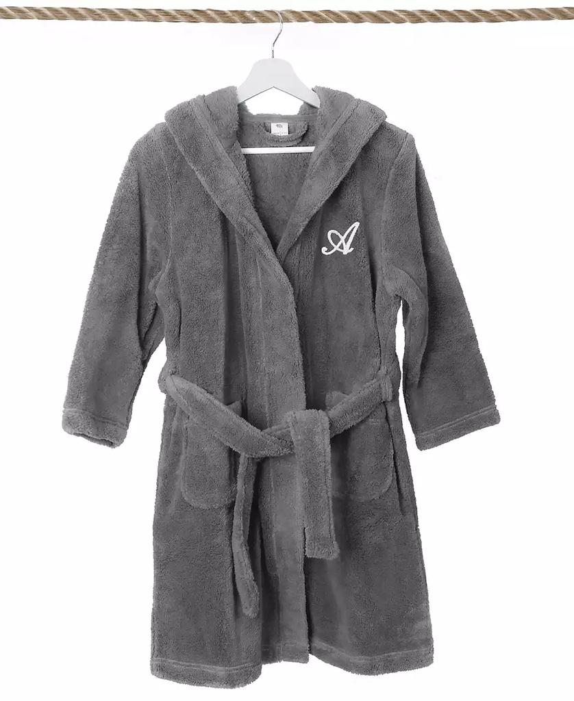 Linum Home Textiles Personalized Kids Super Plush Hooded Bathrobe