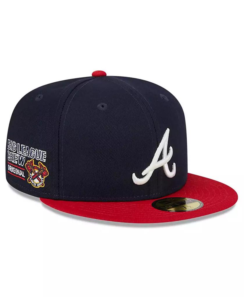New Era Men's Navy Atlanta Braves Big League Chew Team 59FIFTY Fitted Hat