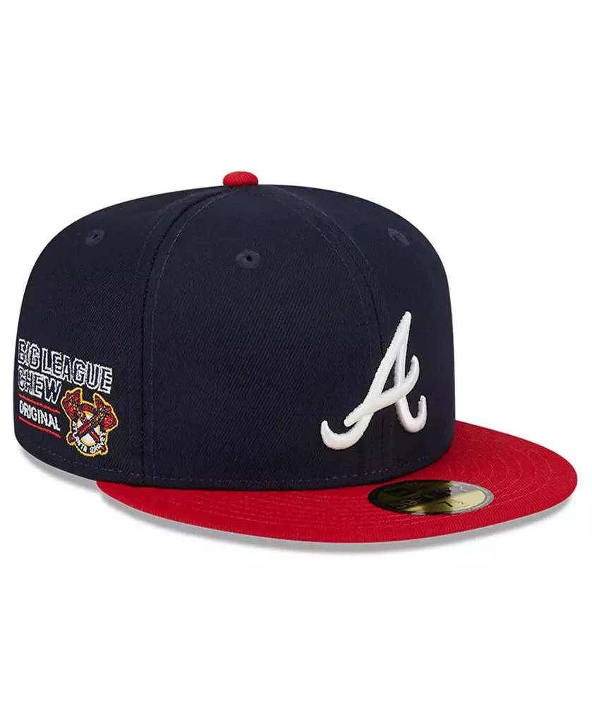 New Era Men's Navy Atlanta Braves Big League Chew Team 59FIFTY Fitted Hat 1