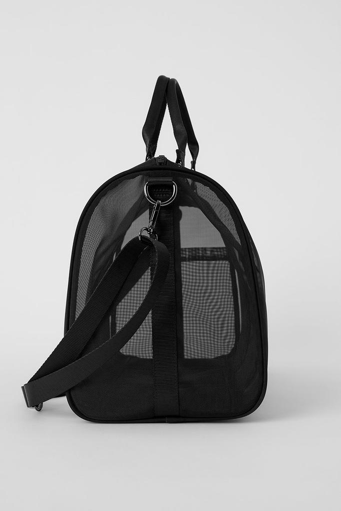 Alo Sheer Duffle - Black - Travel Bags - Free Shipping